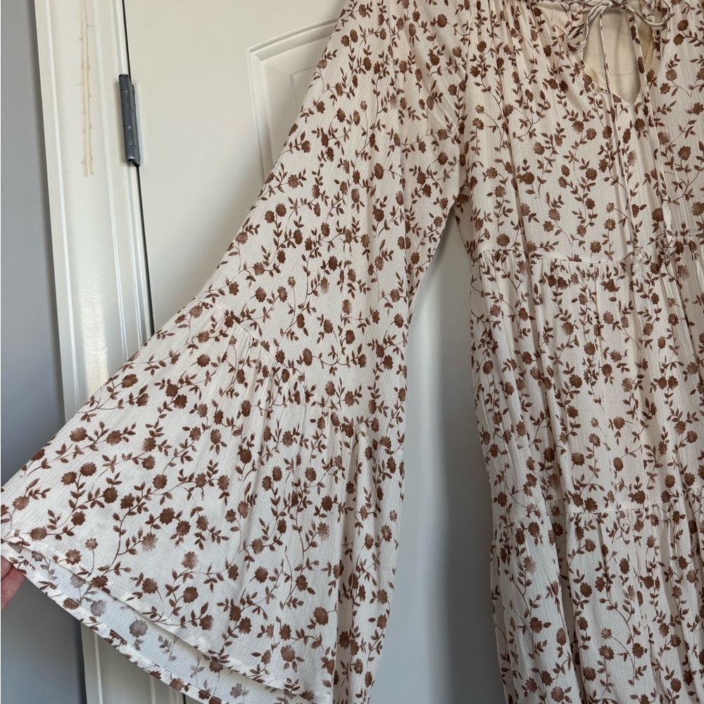 Altar'd State Wildflower Dreams Floral Cottagecore Long Sleeve Dress - Picture 3 of 6